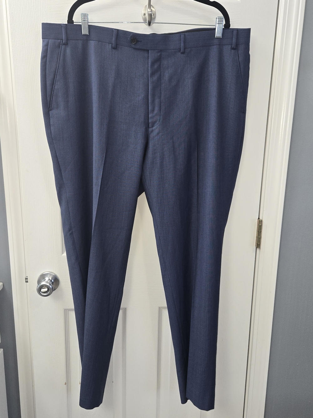 ​LAUREN RALPH LAUREN Blue Wool Blend Dress Pants Slacks Men's 42W x 32L